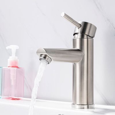 Подгонянный Faucet нержавеющей стали SUS304 логотипа серебряный легкий для установки