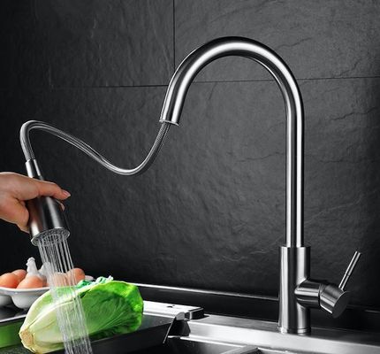 Faucet кухни нержавеющей стали логотипа 304 лазера никогда не вытравливать никогда для того чтобы деформировать