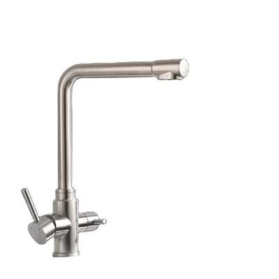 Отполированный OEM протягиванный Faucet раковины Dishwashing Faucet нержавеющей стали