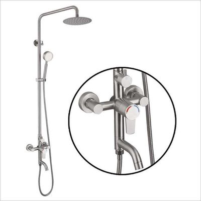 Никакая ржавчина не почистила цвет щеткой ливня Bathroom стены подгонянный Faucets