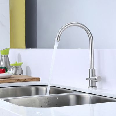 Нержавеющей стали смесителей 304 Bathroom NSF ACS CUPC смеситель таза однорычажной одиночный холодный