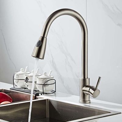 Полируя одиночный холодный Faucet раковины крана таза 304SS для портативной судомойки