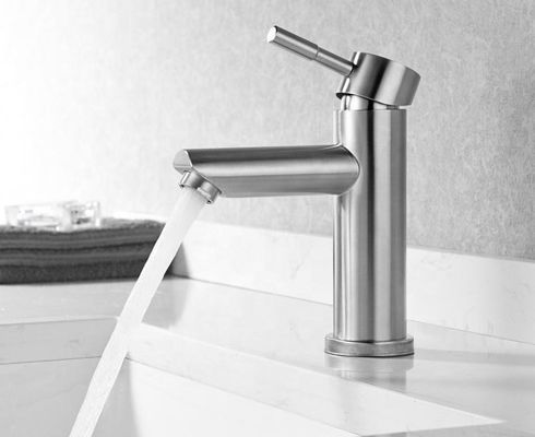 Faucet таза нержавеющей стали высыхающего при нагреве в печи лака OEM отсутствие свинцовокислотного сопротивления