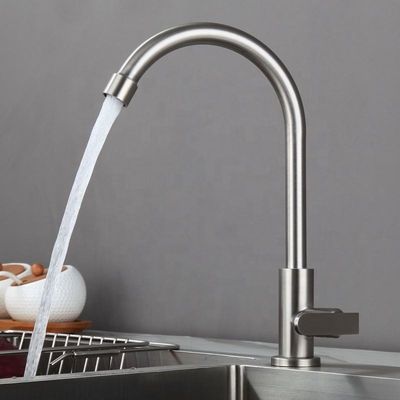 Faucet таза отверстия серебристого блеска OEM одиночный не легкий для того чтобы заржаветь прочный
