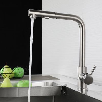 Почищенная щеткой палуба Faucet стирки блюда нержавеющей стали установила одиночный кран отверстия