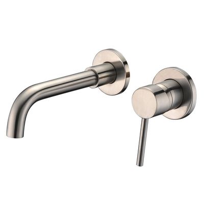 ODM OEM почистил скрытый никелем Faucet щеткой таза Bathroom держателя стены Faucet